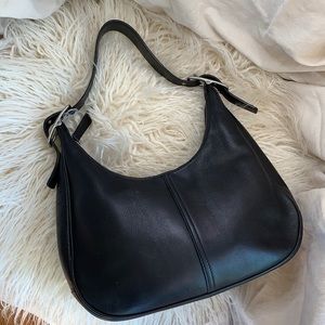 COACH J2W-9342 Back leather shoulder purse